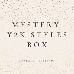 Mystery y2k style box with 4 to 8 pieces